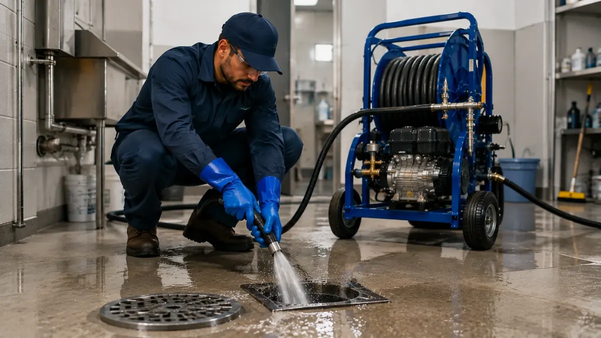 Floor Drain Hydro Jet Cleaning in Lemon Grove