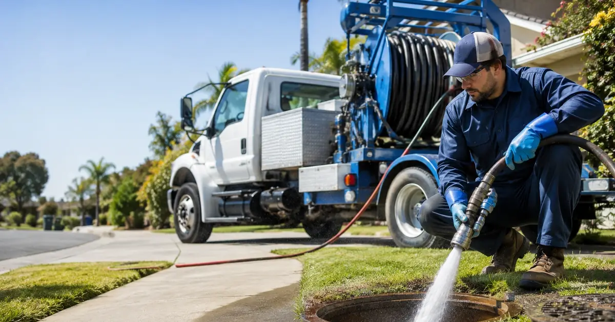 Hydro jet sewer cleaning Lemon Grove