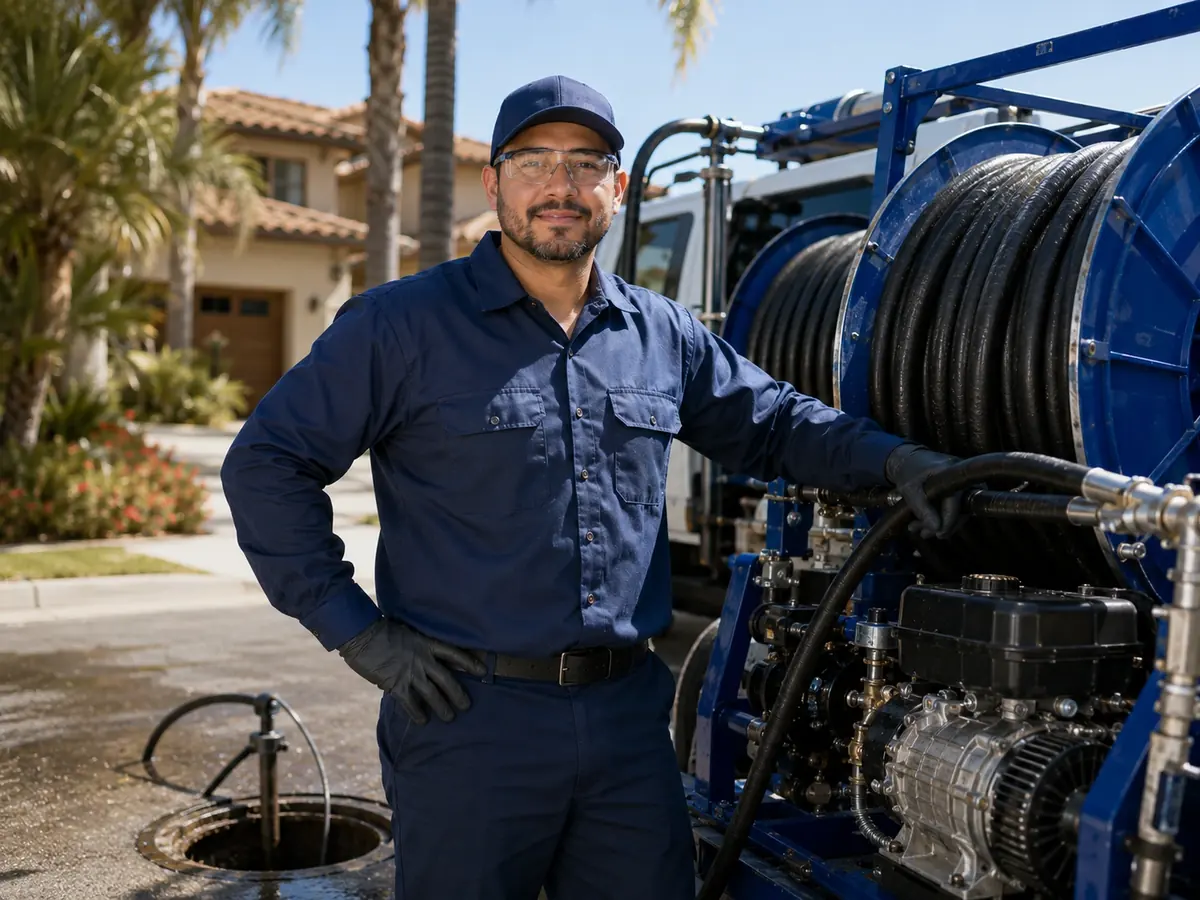 Hydro jet sewer cleaning in Lemon Grove