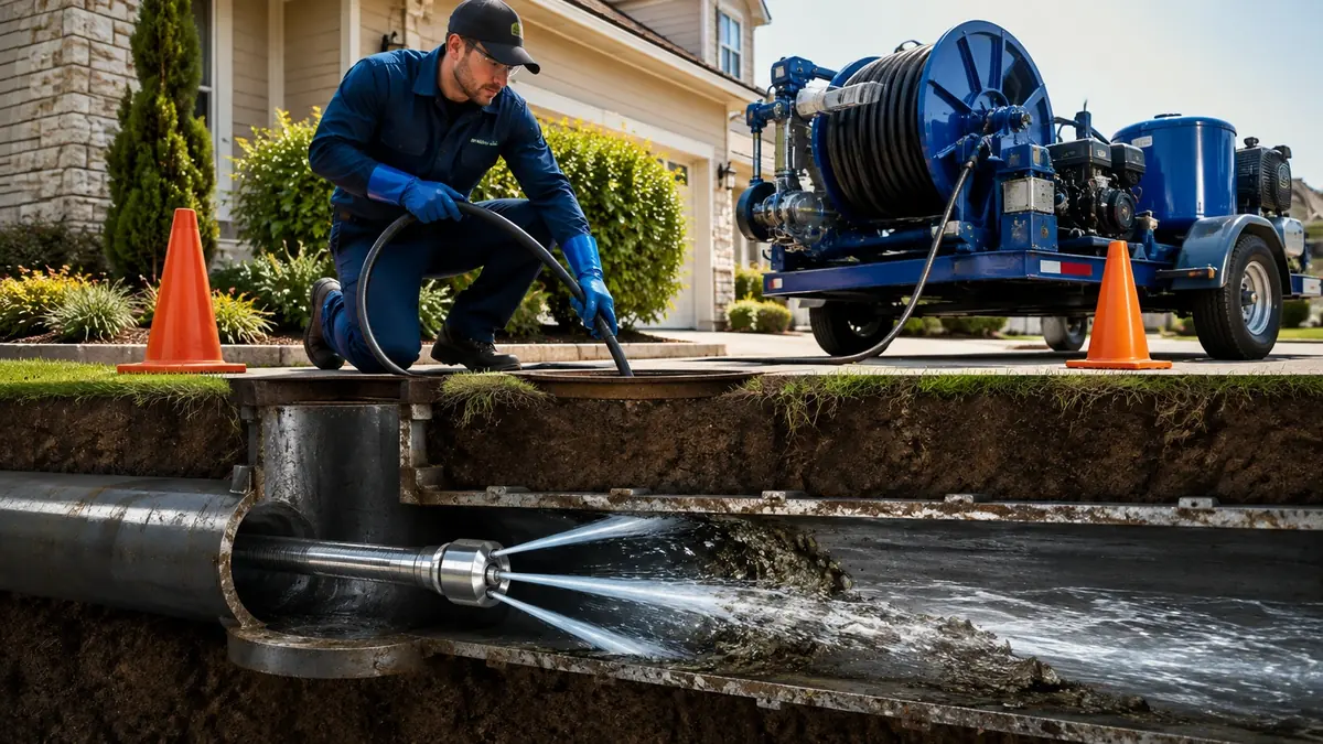 Main Sewer Line Hydro Jet Cleaning in Lemon Grove
