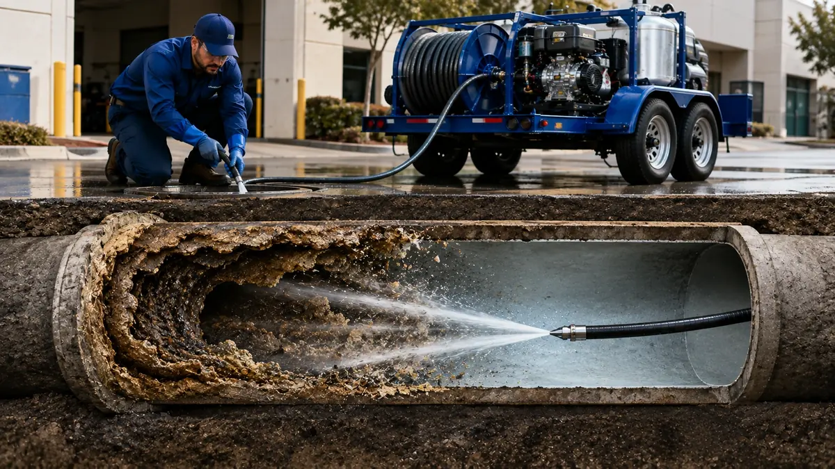 Sewer Pipe Descaling in Lemon Grove