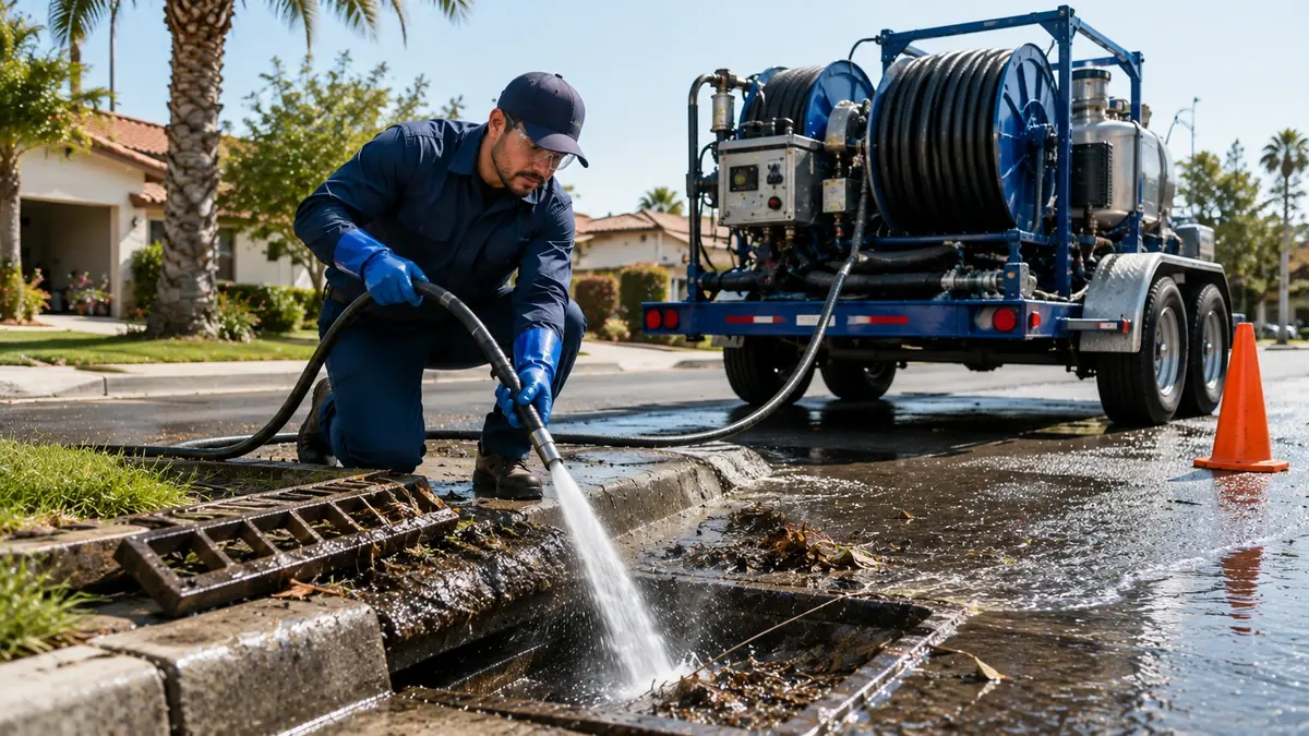 Storm Drain Hydro Jet Cleaning in Lemon Grove