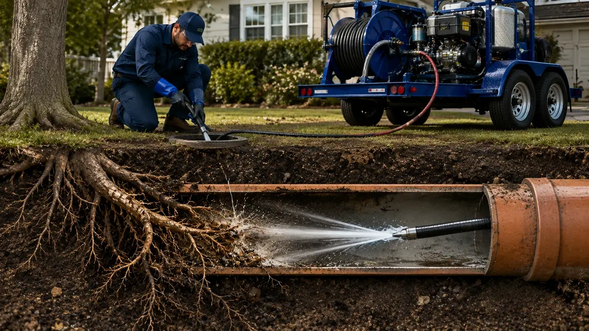 Tree Root Removal with Hydro Jetting in Lemon Grove